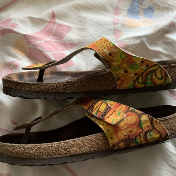 Papillio Birkenstock sandals size 40 woman’s 9 ( more like a 10)Men’s 7 - Picture 2 of 5